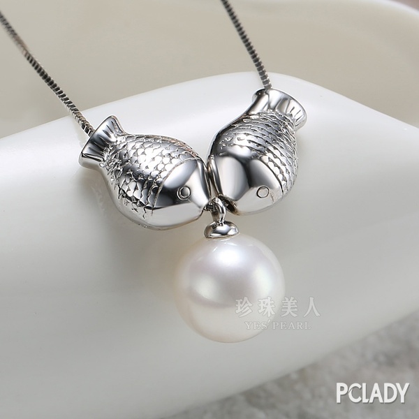 时尚珍珠项链图片及搭配,珍珠吊坠款式图片_P